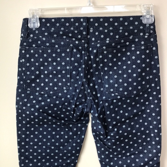 J. Crew Toothpick polka dot jeans - Picture 5 of 6